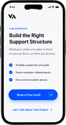 Building the right support structure